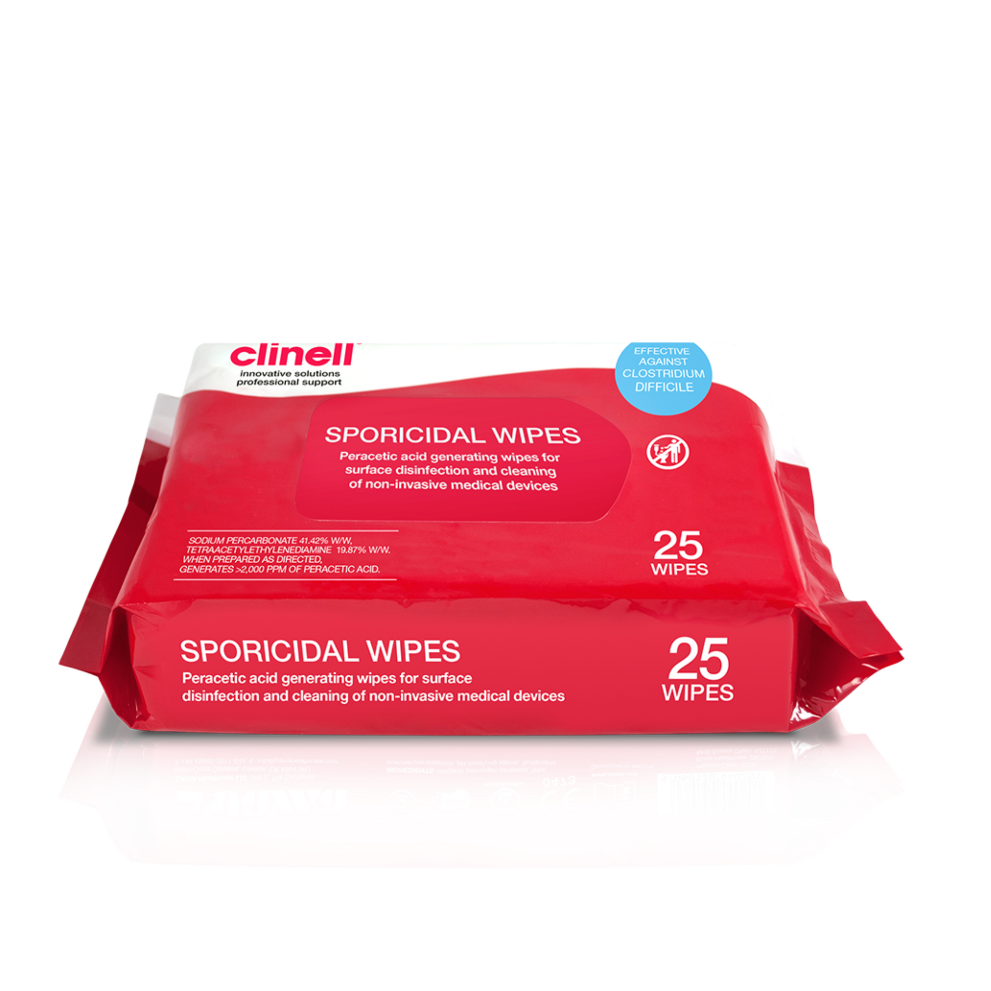 Clinell Sporicidal Wipes - Carton of 6