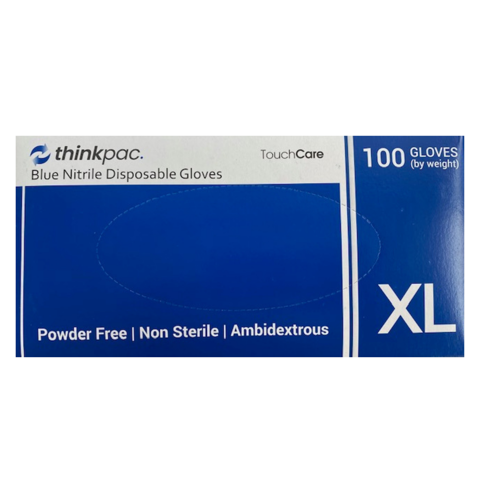 Touch Care Nitrile Gloves XL - Carton (1000pc)