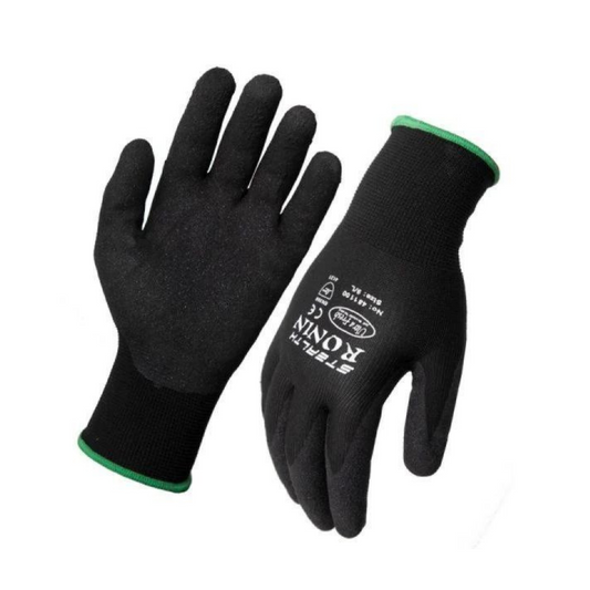 Stealth Ronin Black Work Gloves - S Pack (12pc)