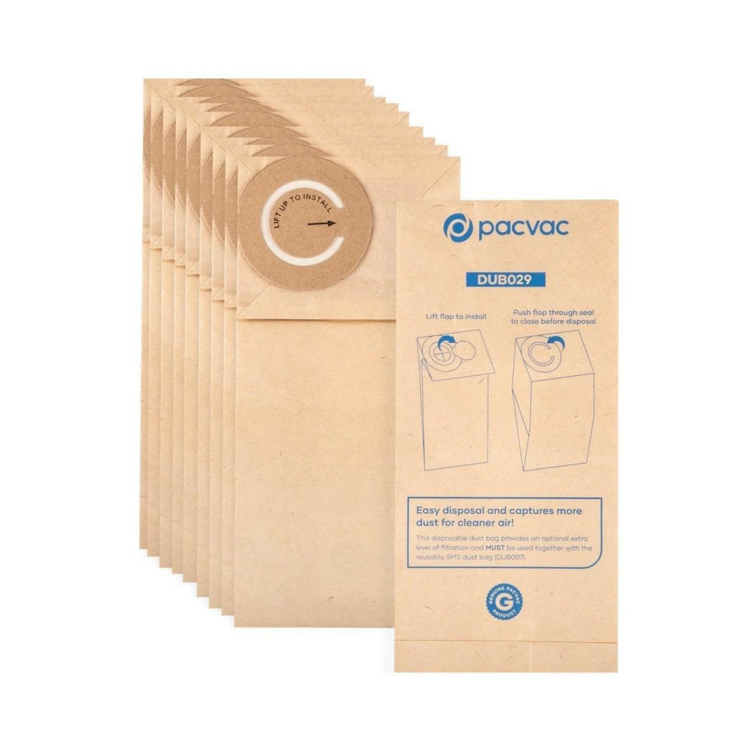 pacvac 10pack disposable sealed vacuum packs