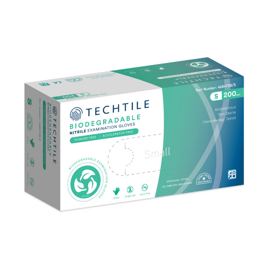 Techtile Biodegradable Nitrile Gloves - S  - Carton (2000pc)