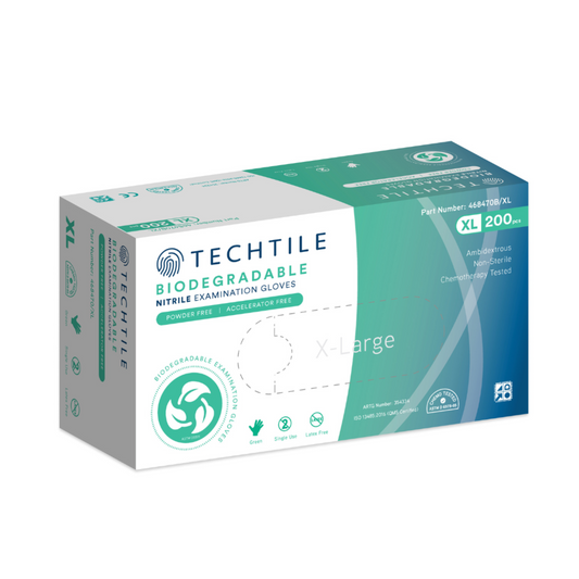 Techtile Biodegradable Nitrile Gloves XL - Box (200pc)