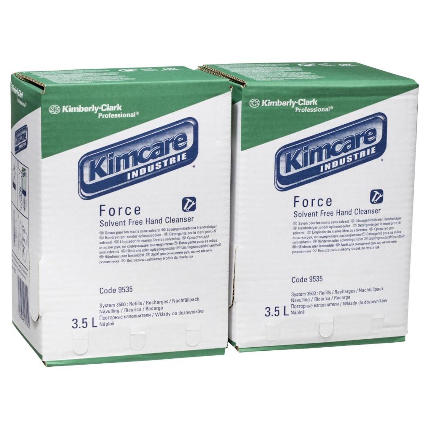 Kimcare Industrie Force 9535 Industrial Hand Cleaner Cartridges Solvent Free 3.5L Carton 2
