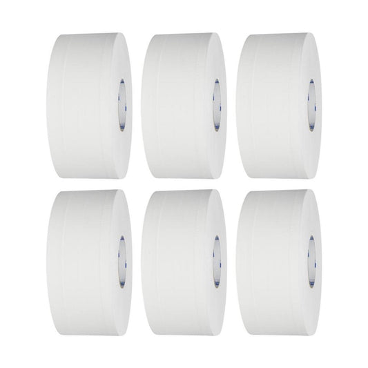 Kleenex Jumbo Toilet Tissue Roll White 2 Ply - Carton (6 x 300m Roll)