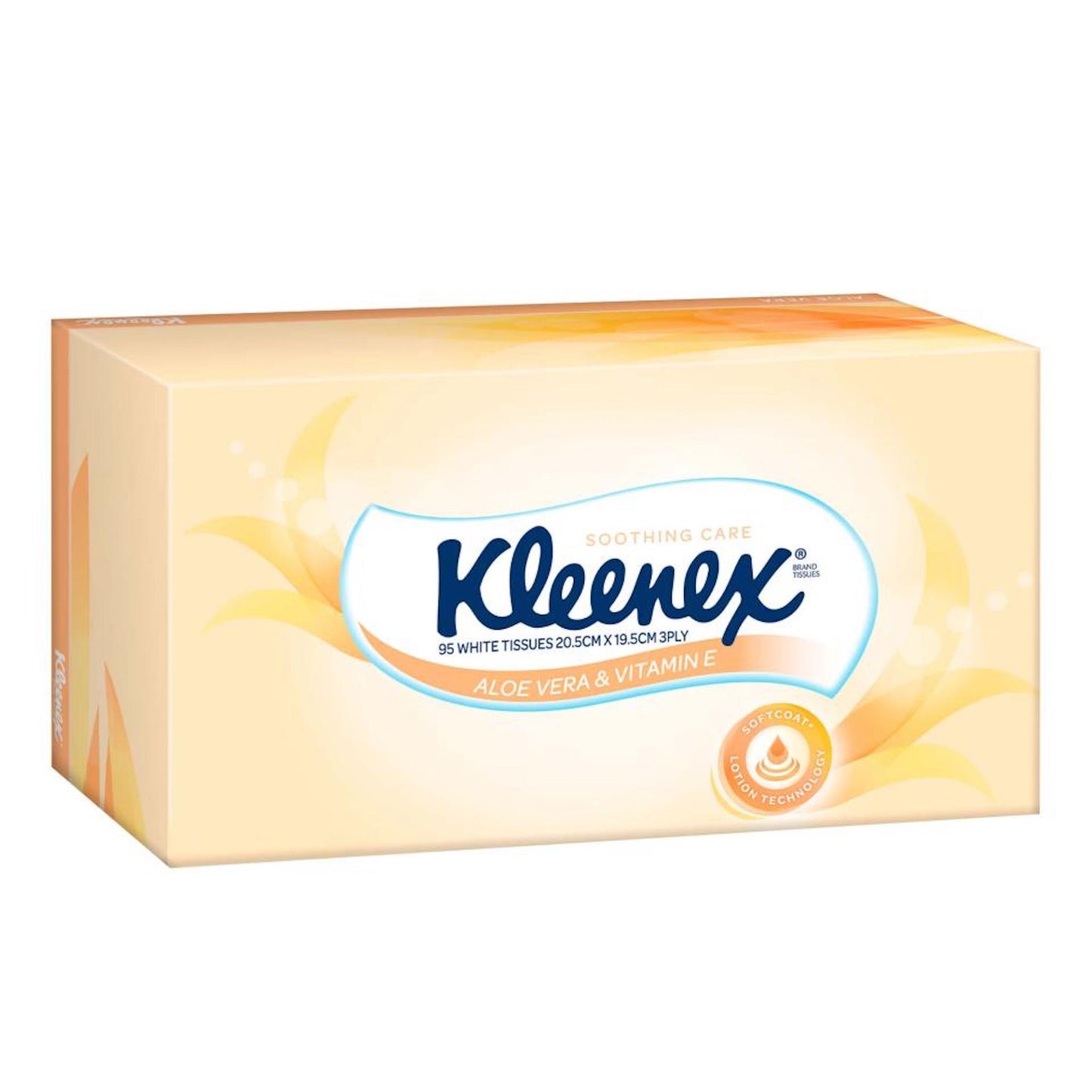 Kleenex Aloe Vera Tissues 3 Ply - Pack (95pc)