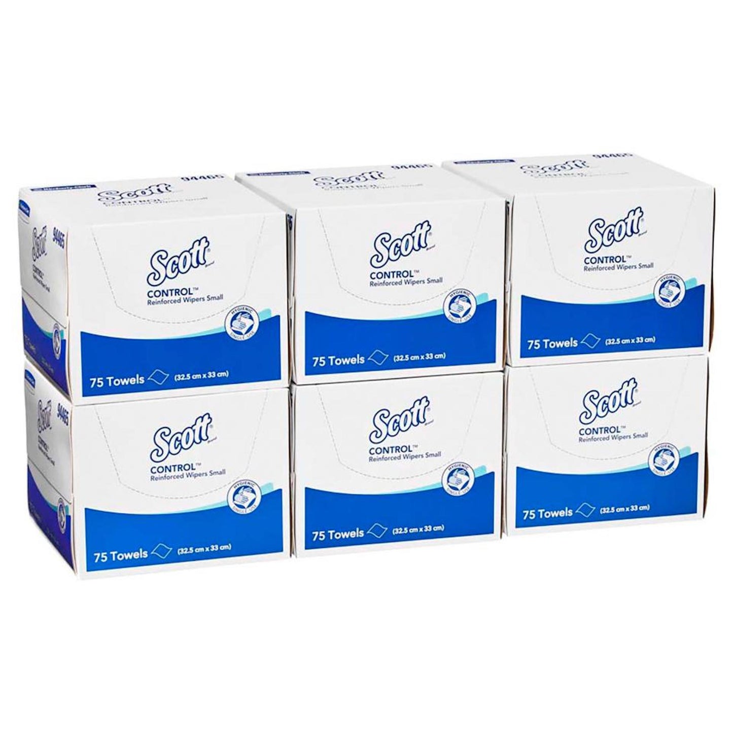Scott Control 94465 Reinforced Mulitipurpose Wipers Small White Pack 75 Carton 6