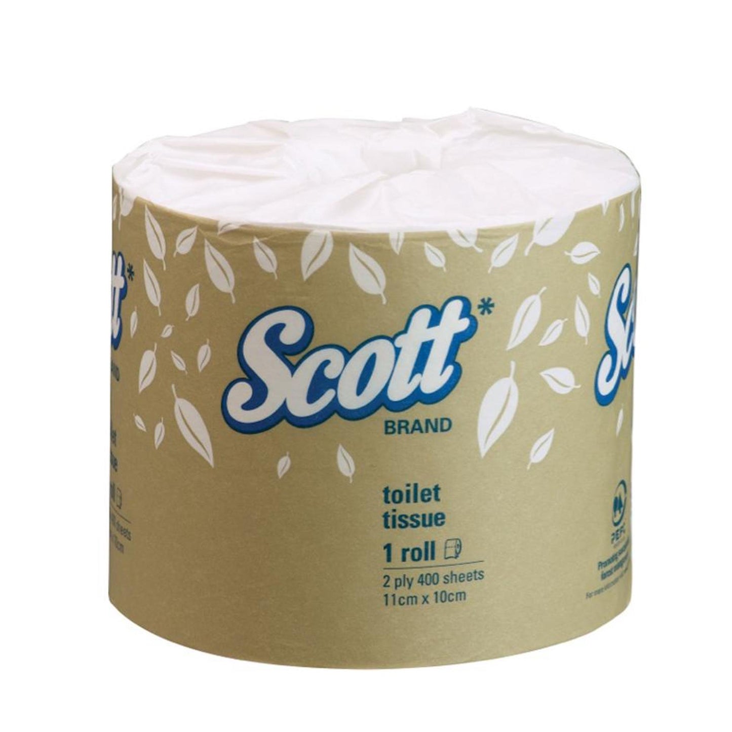 Scott 5741 Toilet Paper Roll 2 Ply 400 Sheets White Each